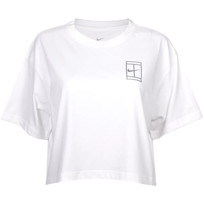 T-shirt de tennis court à manches courtes Court Dri-FIT Slam pour femme