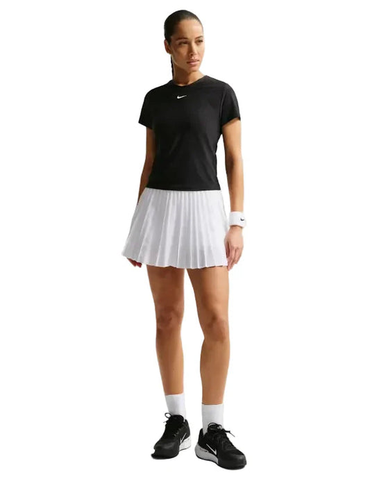 Nike Women's Dri-FIT Victory Short-Sleeve Top (Black/White) Nike