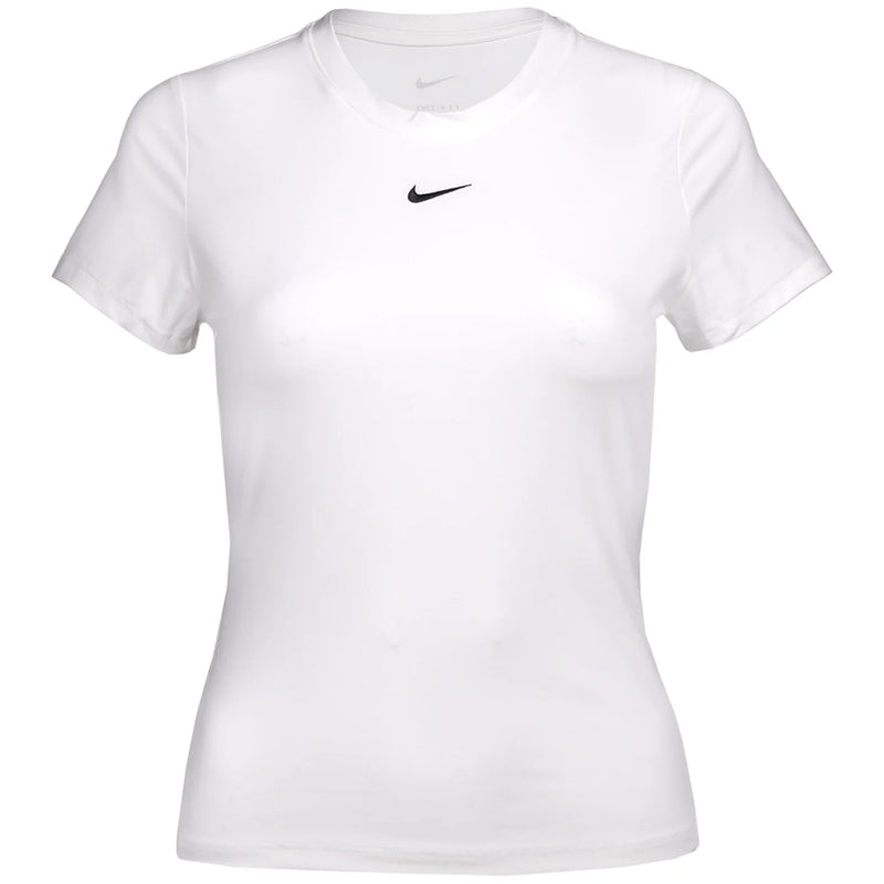 Nike Women's Dri-FIT Victory Short-Sleeve Top (White/Black) Nike