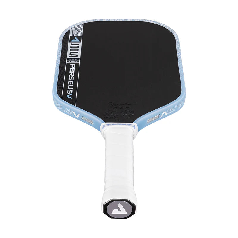JOOLA Perseus Pro V Simone Jardim Breeze Blue 16mm Pickleball Paddle JOOLA