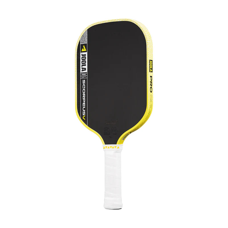 JOOLA Scorpeus Pro V Anna Bright JOOLA Yellow 14mm Pickleball Paddle JOOLA