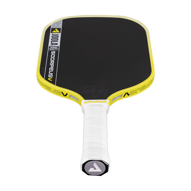 JOOLA Scorpeus Pro V Anna Bright JOOLA Yellow 14mm Pickleball Paddle JOOLA