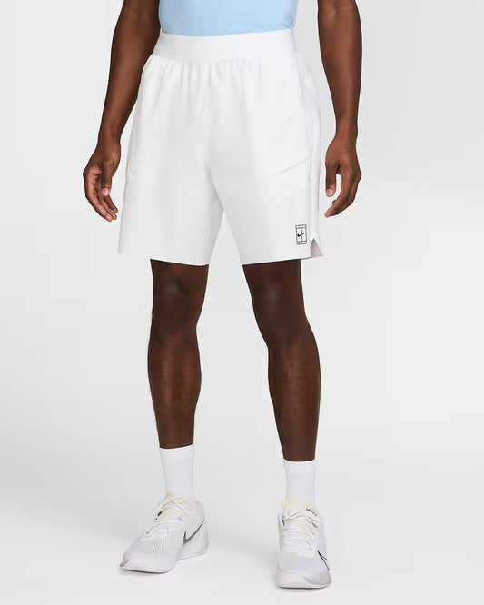 NikeCourt Advantage Men's Dri-FIT 8" Tennis Shorts Dusty Amethyst/ White