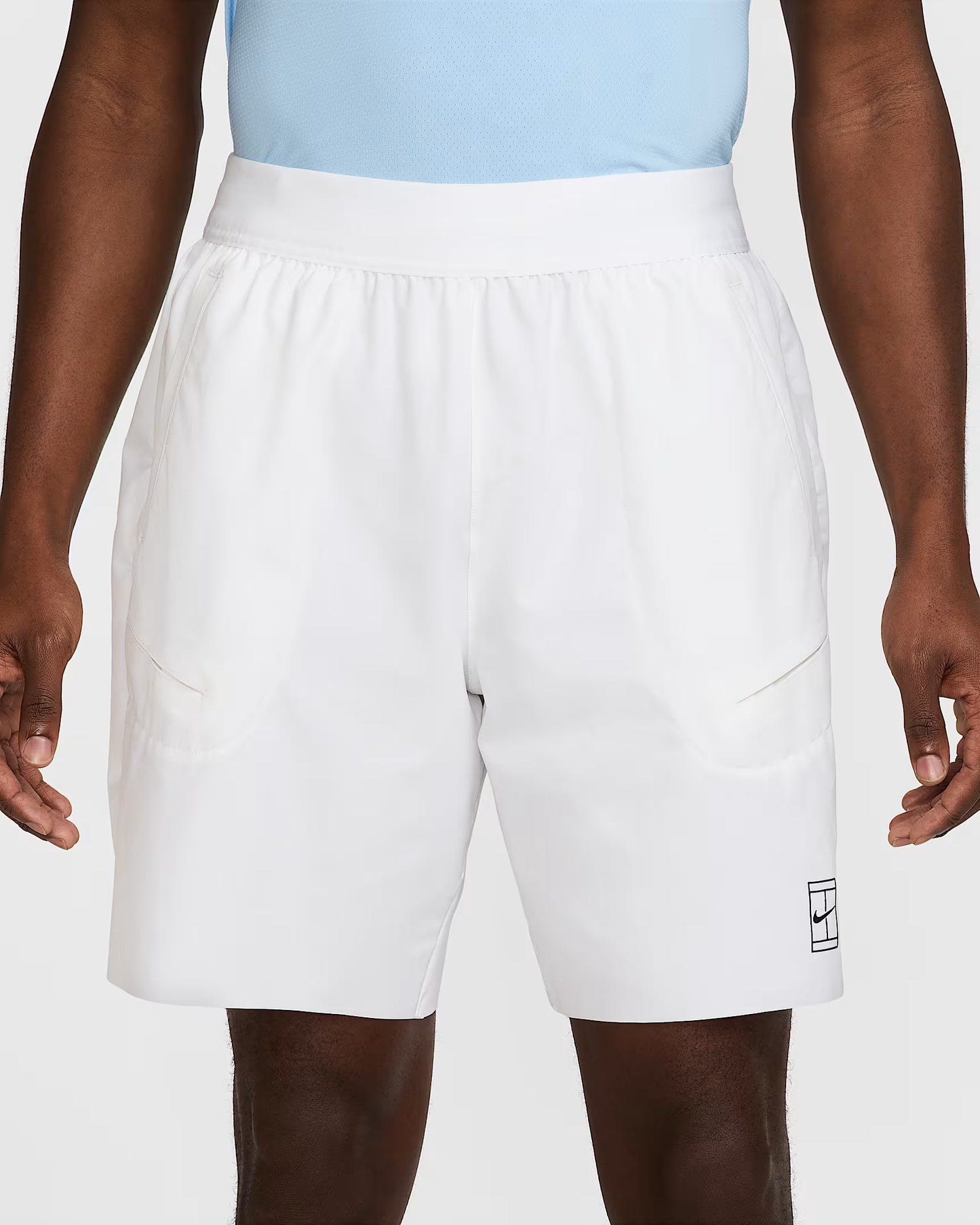 NikeCourt Advantage Men's Dri-FIT 8" Tennis Shorts Dusty Amethyst/ White
