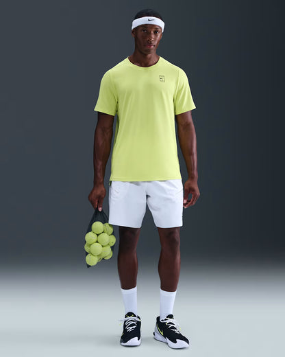 NikeCourt Advantage Men's Dri-FIT Tennis Top LT Lemon Nike