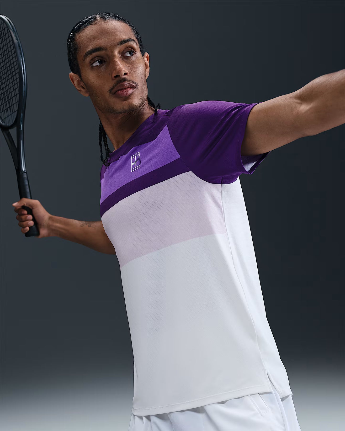Nike NikeCourt  Dri-FIt Advantage Top Print