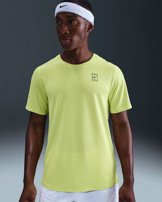 NikeCourt Advantage Men's Dri-FIT Tennis Top LT Lemon Nike