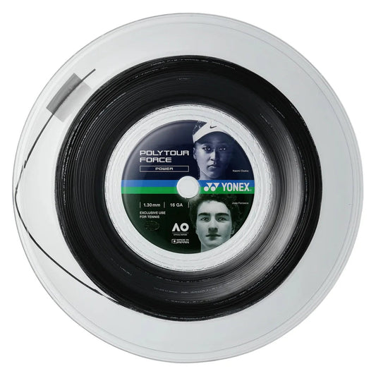 Yonex Poly Tour Force - Black - String Reel Yonex