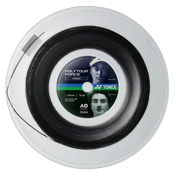 Yonex Poly Tour Force - Black - String Reel Yonex