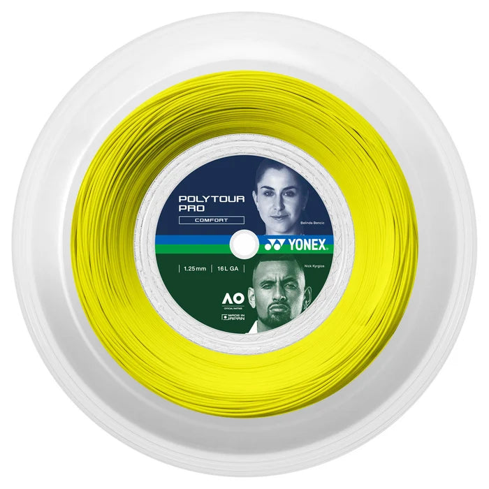 YONEX PolyTour Pro 125/16L 200M Reel (Flash Yellow) Yonex