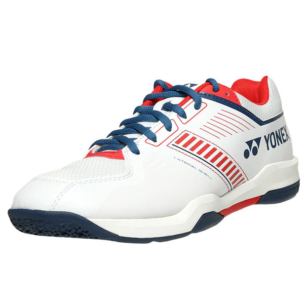 Yonex Power Cushion Strider Flow WIDE Men's Indoor - White/Red
