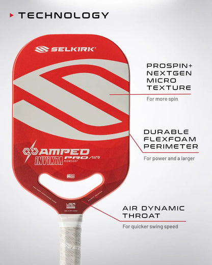 Selkirk AMPED Pro Air Epic PPA (Red) Selkirk