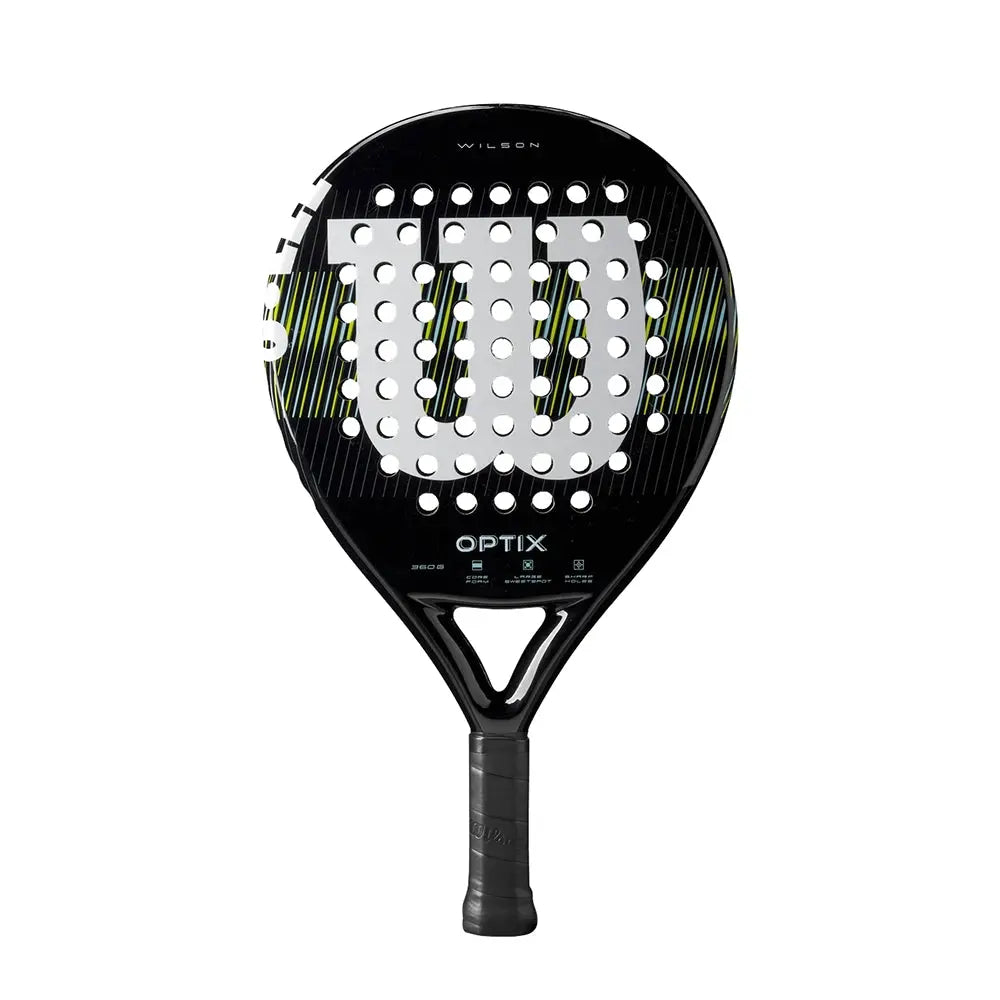 Wilson Optix V1 Black Padel Racket - TENNISNETPRO