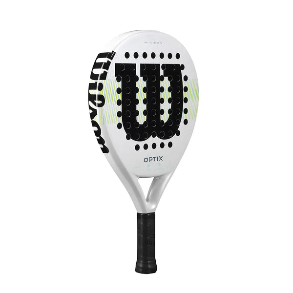 Wilson Optix V1 White Padel Racket - TENNISNETPRO
