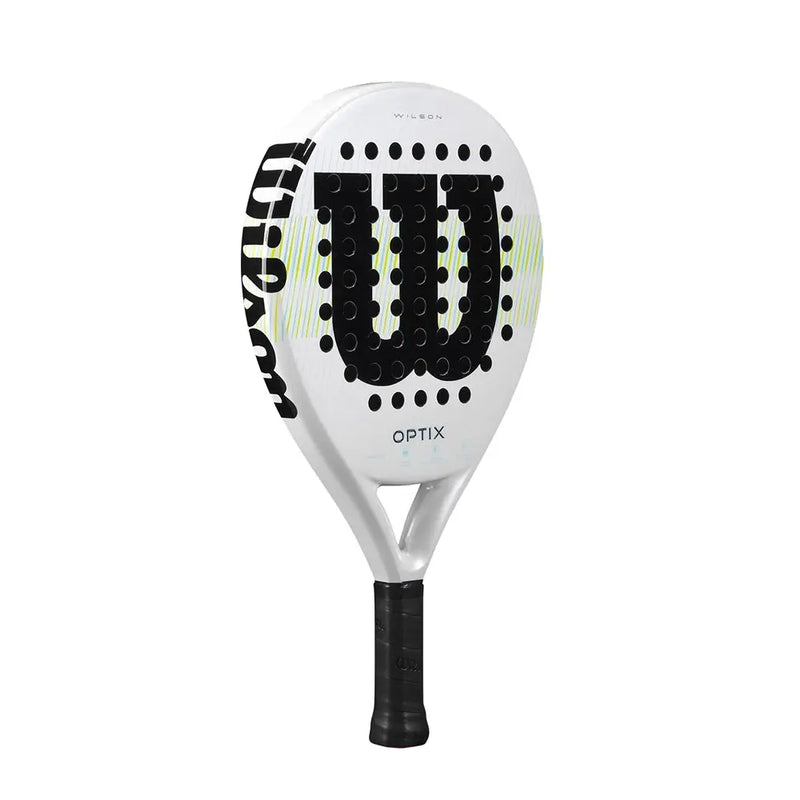 Wilson Optix V1 White Padel Racket - TENNISNETPRO