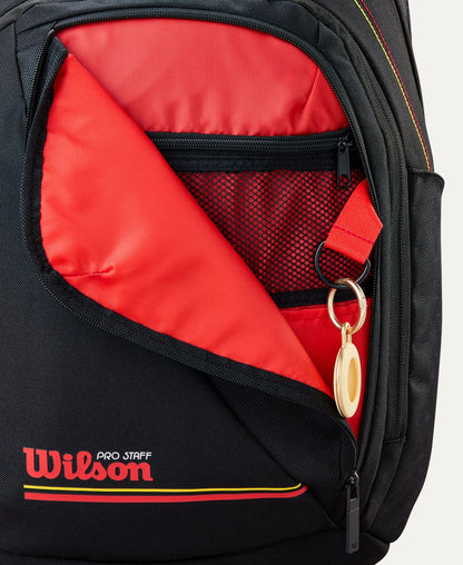 Wilson Pro Staff Classic Tennis Backpack Black 2026 Wilson
