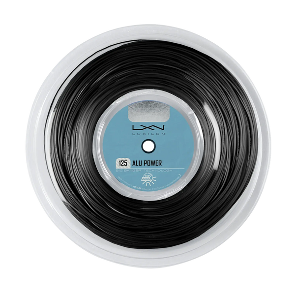 Luxilon ALU Power Black 125 Tennis String - 200m Reel Luxilon