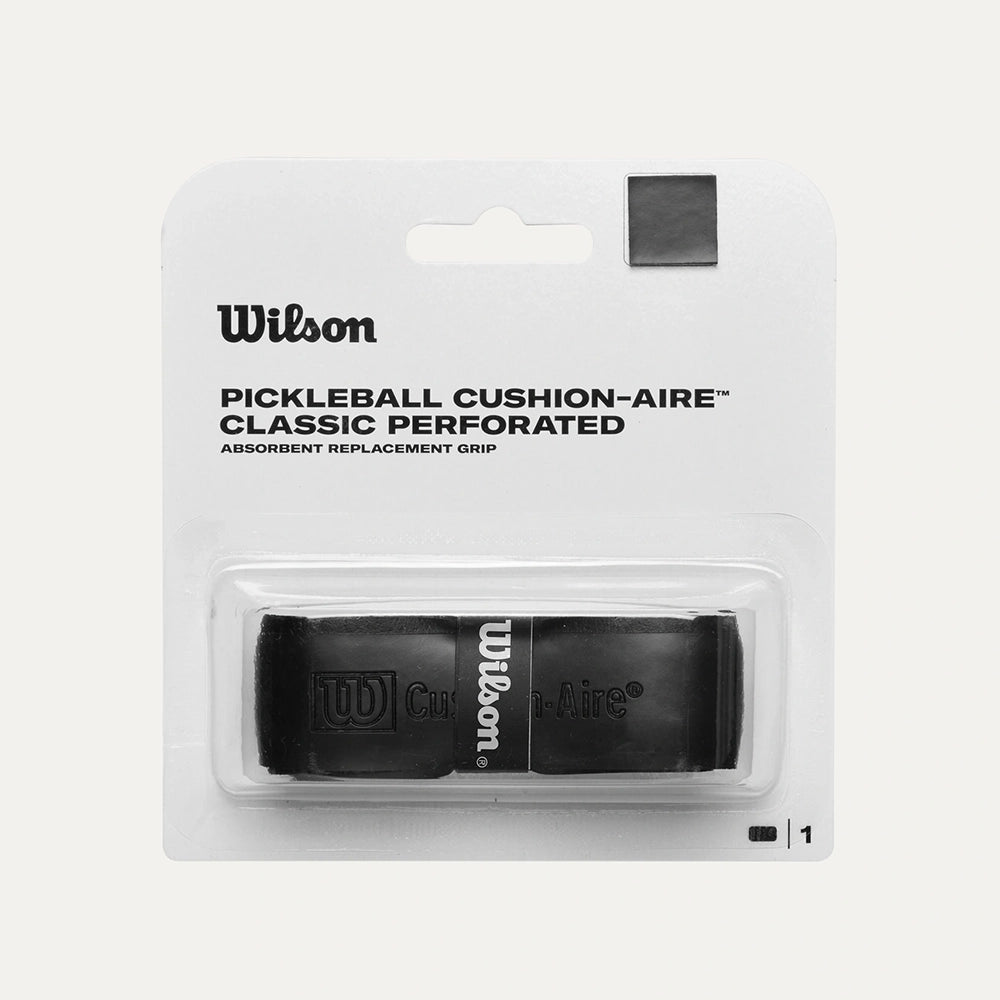 Wilson Pickleball Cushion-Aire Classic Perforated Grip Black