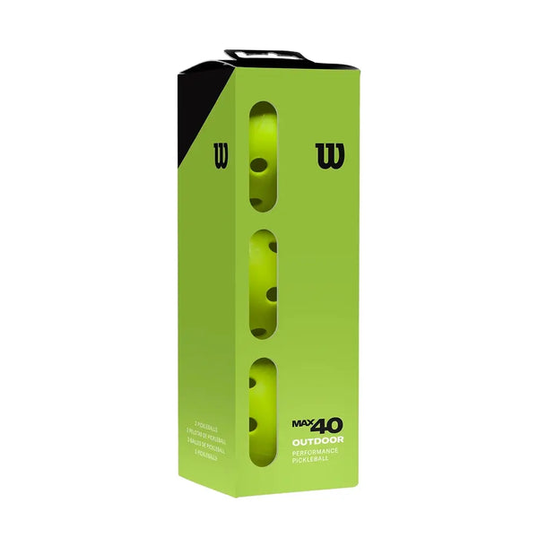 Wilson Max 40 Outdoor Ball - 3 Pack - TENNISNETPRO