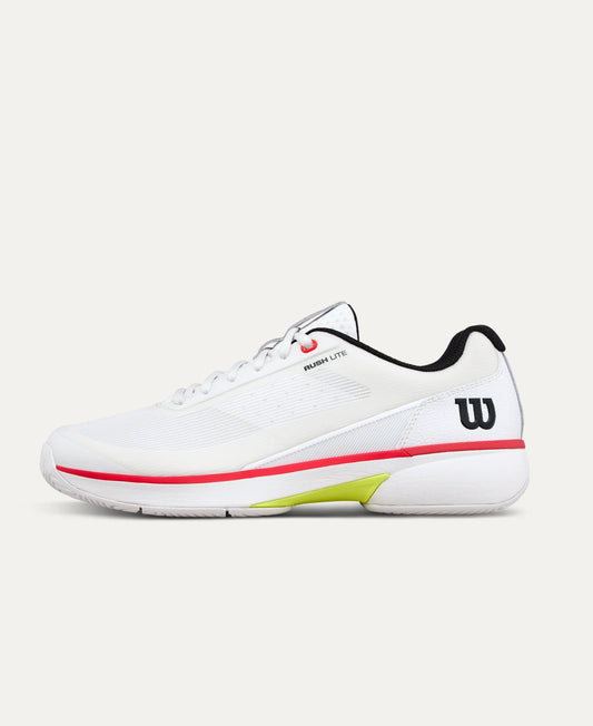 Wilson Rush Lite 5 Men's Tennis Shoe WH/BK Wilson