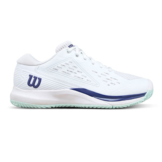 Wilson Rush Pro ACE Junior Tennis Shoe White/Bay/Skipper Blue Wilson