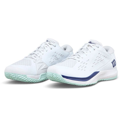 Wilson Rush Pro ACE Junior Tennis Shoe White/Bay/Skipper Blue Wilson