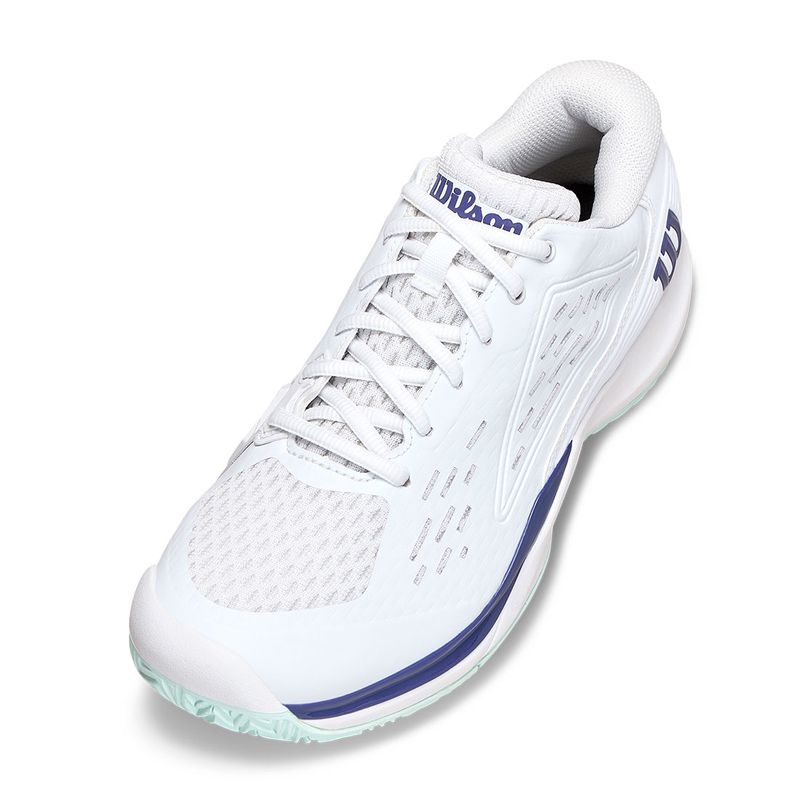 Wilson Rush Pro ACE Junior Tennis Shoe White/Bay/Skipper Blue Wilson