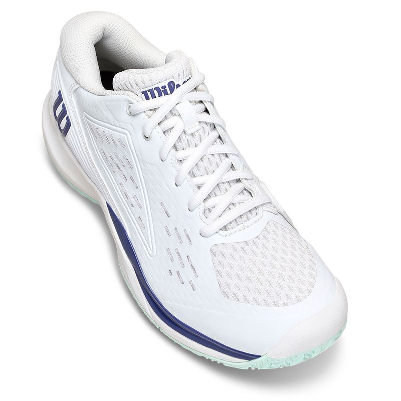 Wilson Rush Pro ACE Junior Tennis Shoe White/Bay/Skipper Blue Wilson