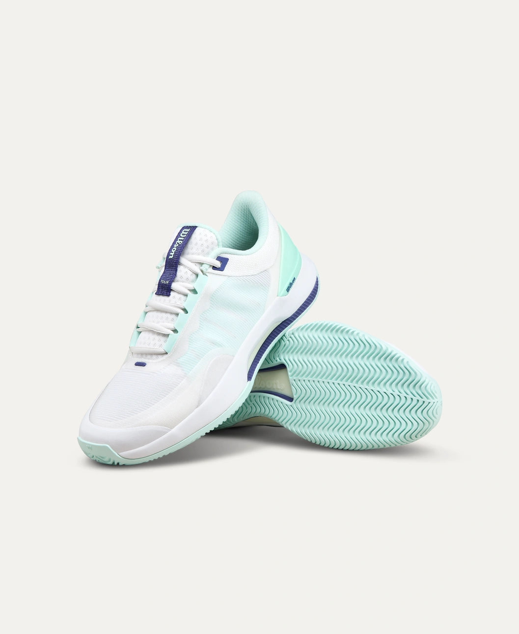 Wilson Women's Intrigue Tour White/ Bay / Skipper Blue Tennis Shoe Wilson