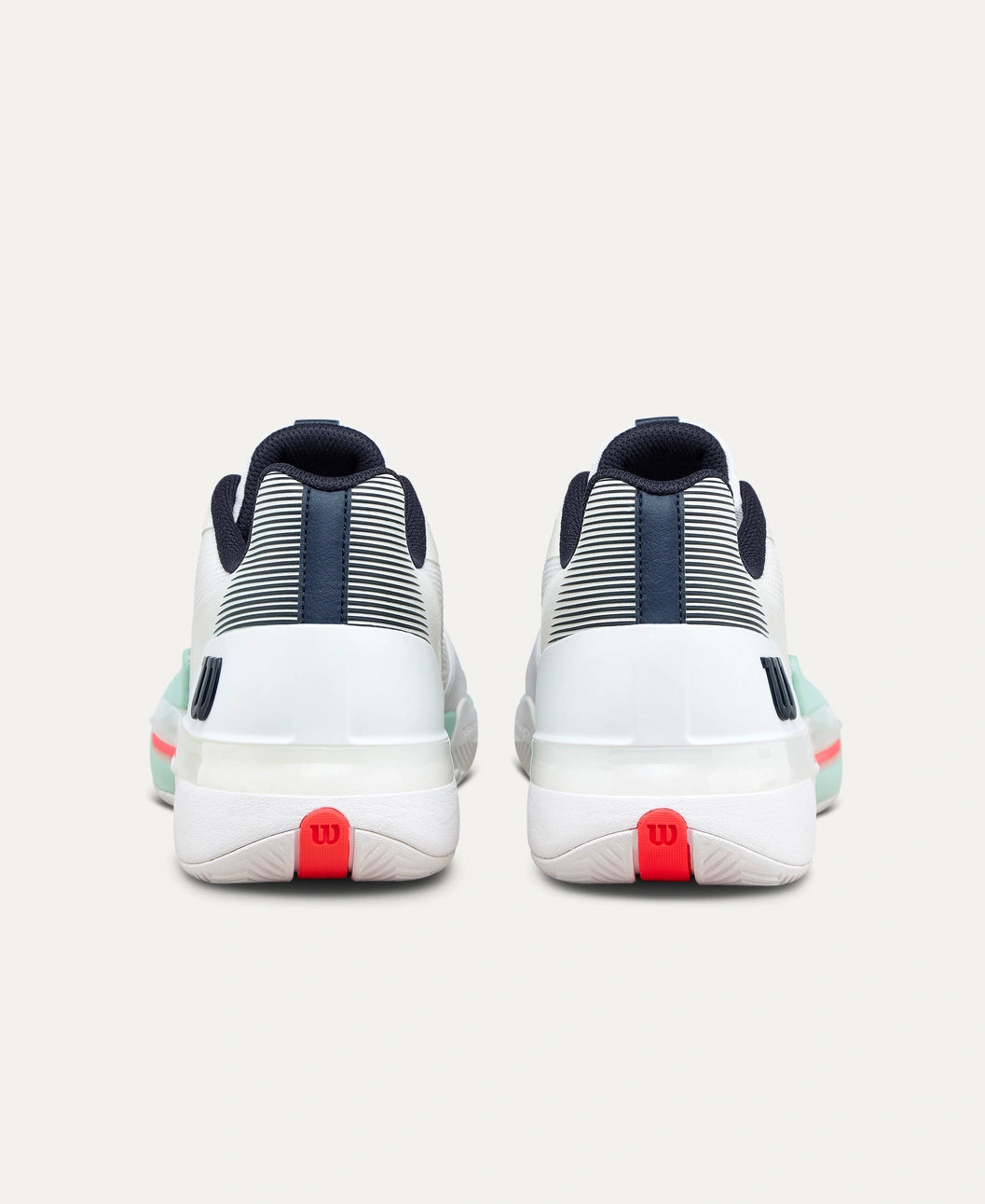 Wilson Rush Tour 5 Men's Tennis Shoe White/Bay/Fiery Wilson