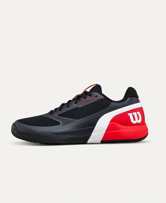 Wilson RUSH PRO 5 Men's Tennis Shoe BK/RD/WH Wilson