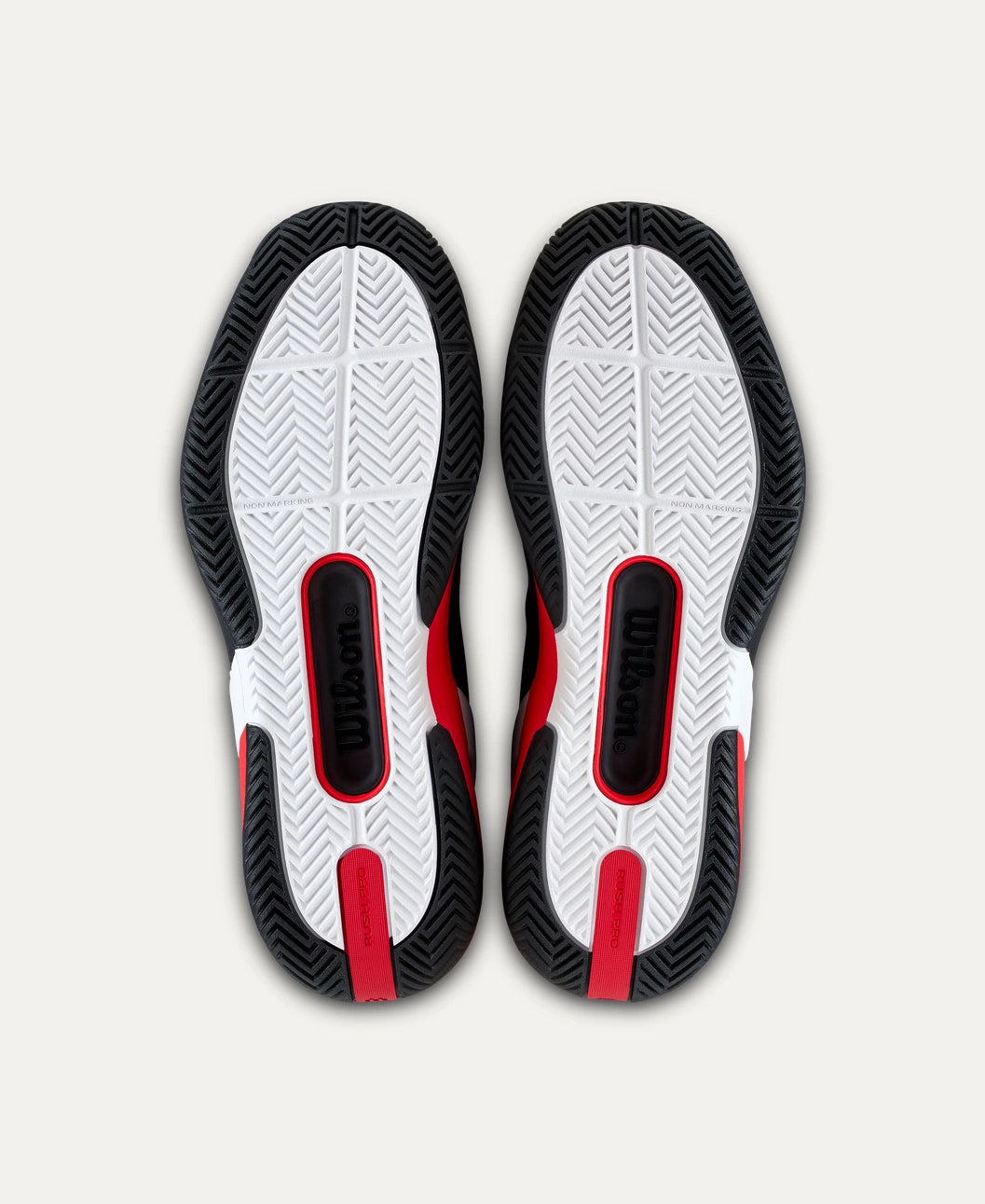 Wilson RUSH PRO 5 Men's Tennis Shoe BK/RD/WH Wilson