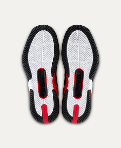 Wilson RUSH PRO 5 Men's Tennis Shoe BK/RD/WH Wilson