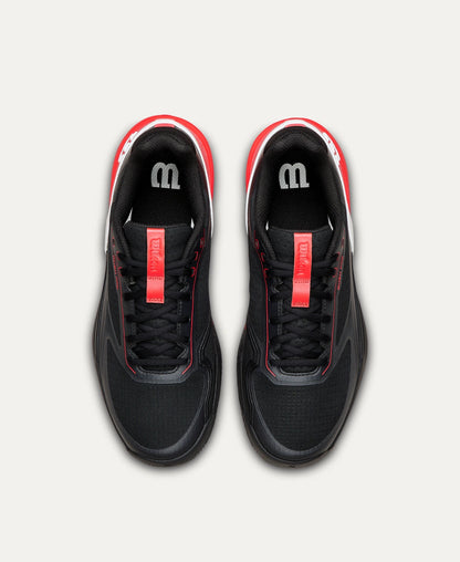 Wilson RUSH PRO 5 Men's Tennis Shoe BK/RD/WH Wilson