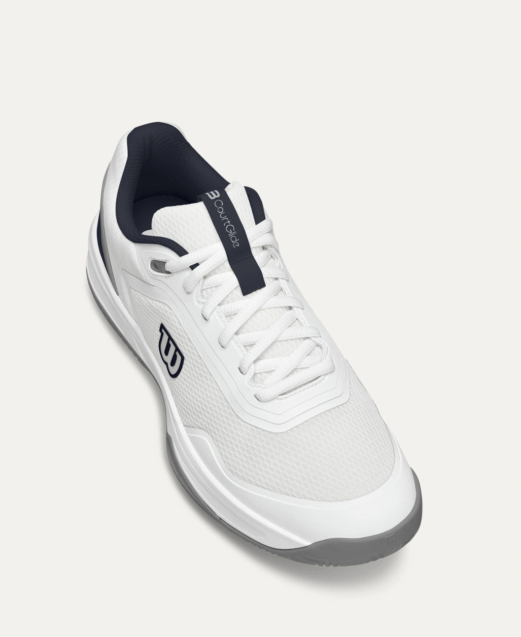 Wilson Courtglide Men's Tennis Shoe Wh/Navy Blaze Wilson
