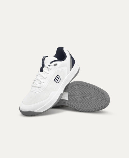 Wilson Courtglide Men's Tennis Shoe Wh/Navy Blaze Wilson
