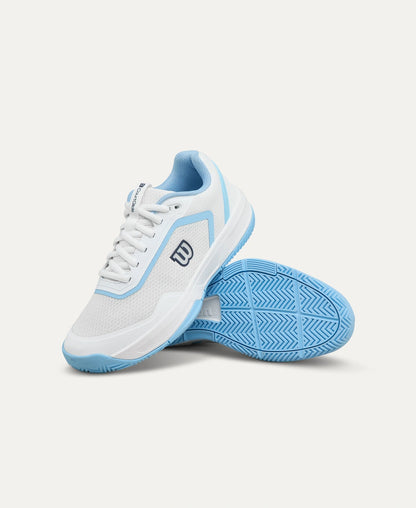 Wilson Courtglide Women's Tennis Shoe Wh/Airy Blue Wilson