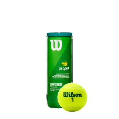 Wilson US Open Green Tournament 24 boîtes - 72 balles de tennis