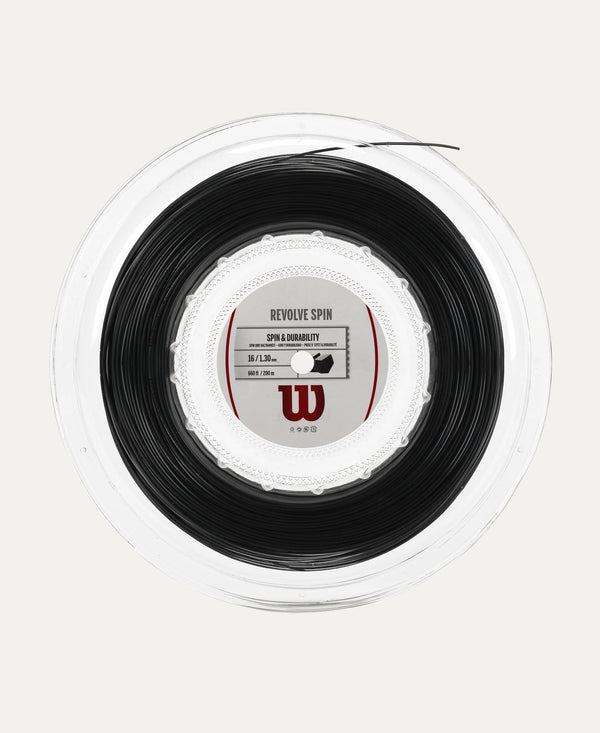 Wilson Revolve Spin 16/1.30 Tennis String Reel Black - individual Wilson