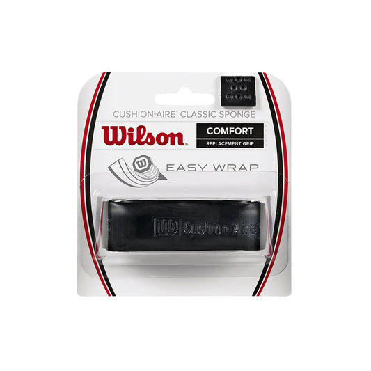 Wilson Cushion-Aire Classic Sponge Replacement Grip - Black Wilson