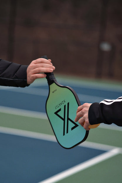 Pickleball Carbon Fiber Paddle - XZAKTLY -ACE with Grit (10mm)