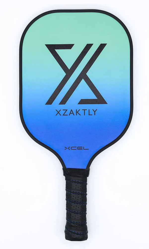 Pickleball Carbon Fiber Paddle - XZAKTLY - XCEL with Grit (10mm) TENNISNETPRO