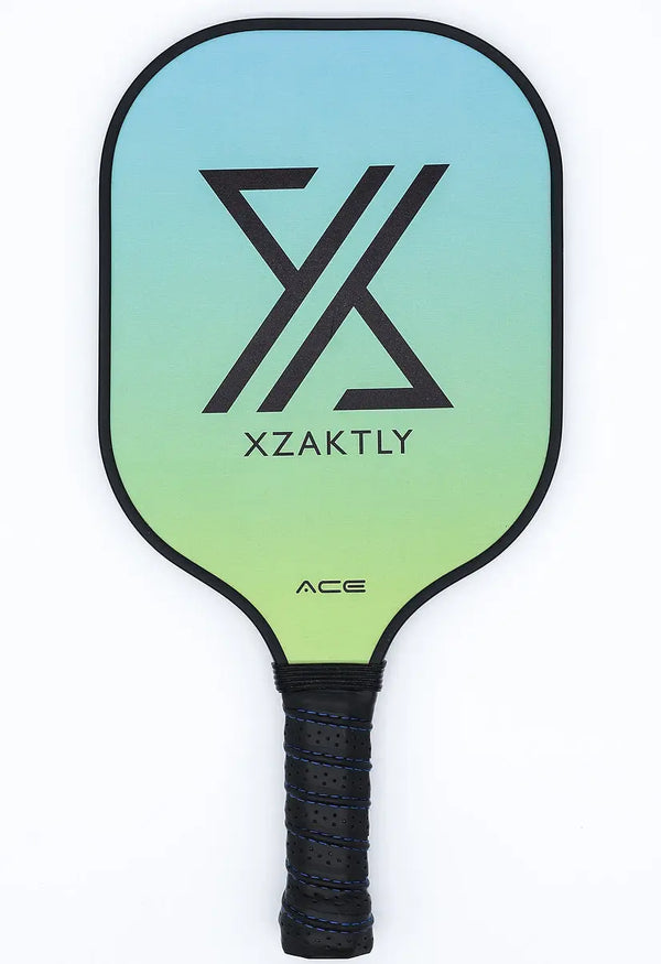 Pickleball Carbon Fiber Paddle - XZAKTLY -ACE with Grit (10mm) TENNISNETPRO