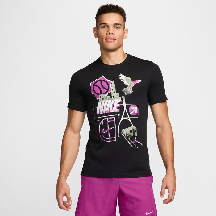 Nike Men's Court Dri-Fit Tee OC US Open (Black) Nike