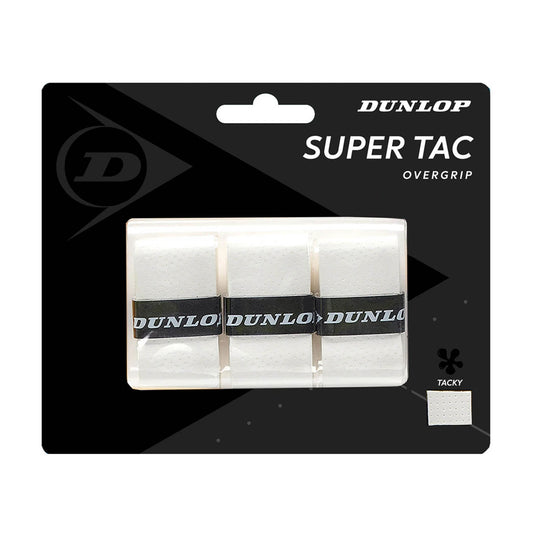 Dunlop Super Tac Overgrip 3 Pcs. White