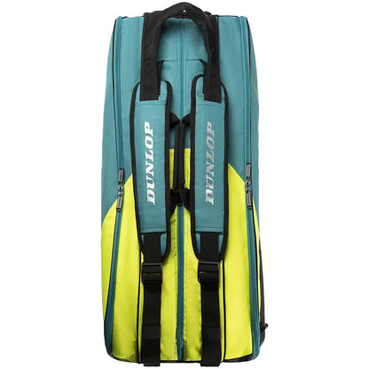 Dunlop SX-Performance Thermo 8RKT Tennis Kitbag(Black/Yellow)