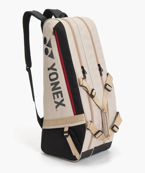 YONEX GEARLOGIC RACQUET BAG 6 pcs Beige Yonex