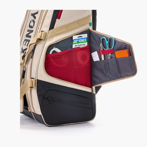 YONEX GEARLOGIC RACQUET BAG 9 pcs Beige Yonex