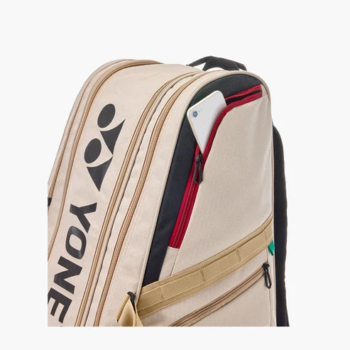 YONEX GEARLOGIC RACQUET BAG 9 pcs Beige Yonex