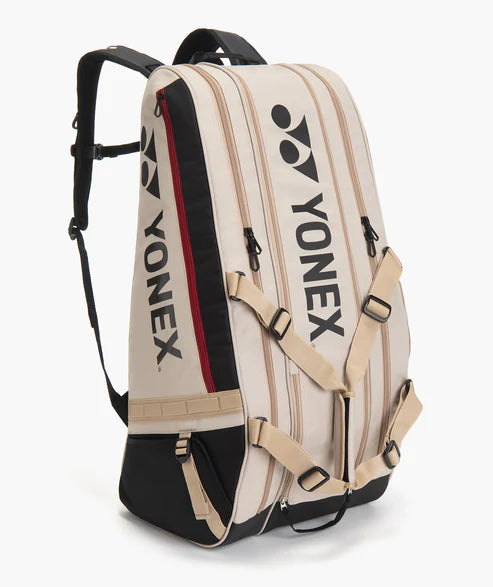 YONEX GEARLOGIC RACQUET BAG 9 pcs Beige Yonex